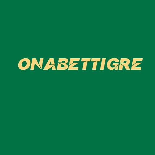 Logo da ONABETTIGRE