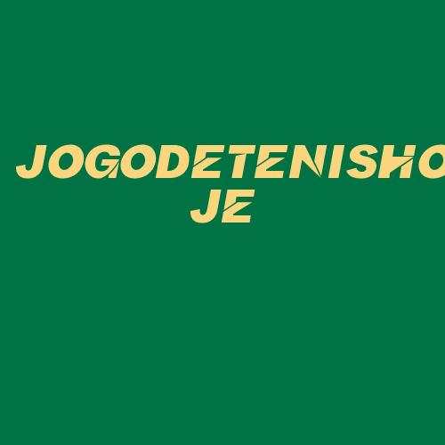 Logo da JOGODETENISHOJE